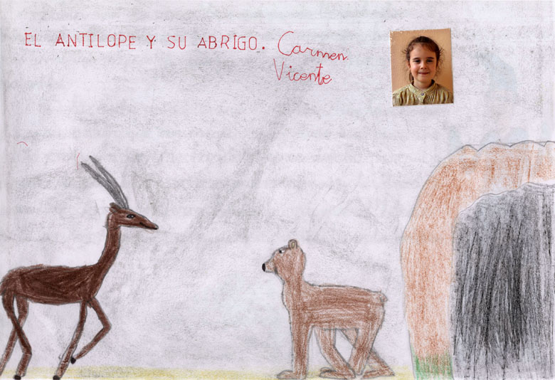 El antílope y su abrigo 1