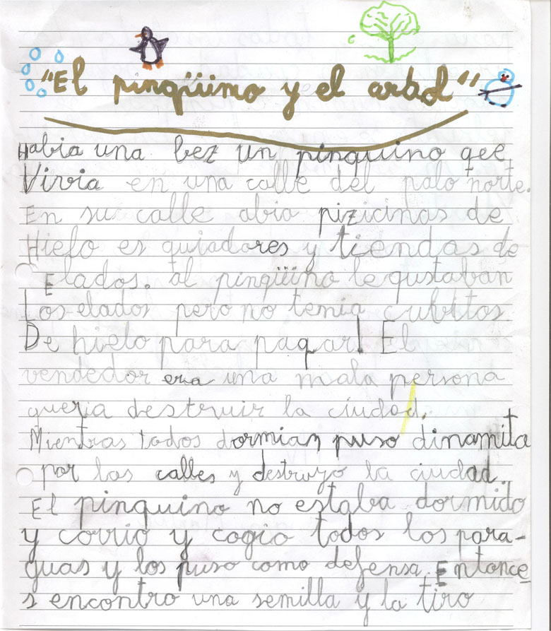 El pingüino y el árbol  2