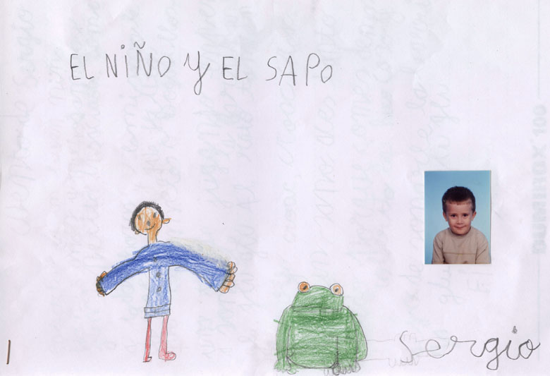 El niño y el sapo
