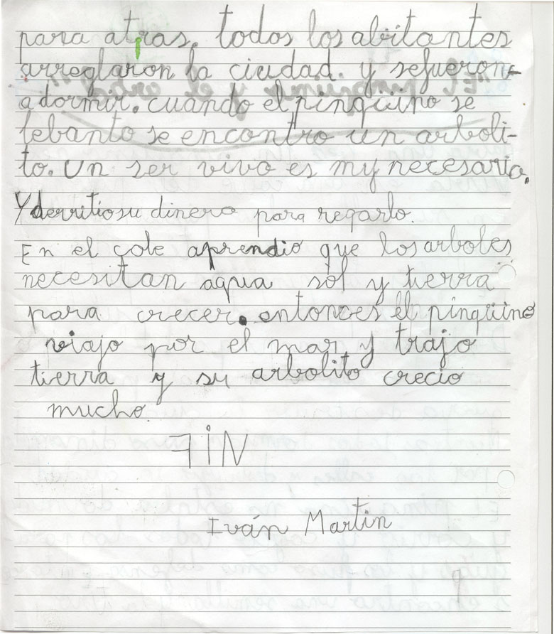 El pingüino y el árbol 3